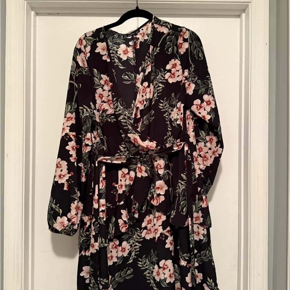 Floral Wrap Dress